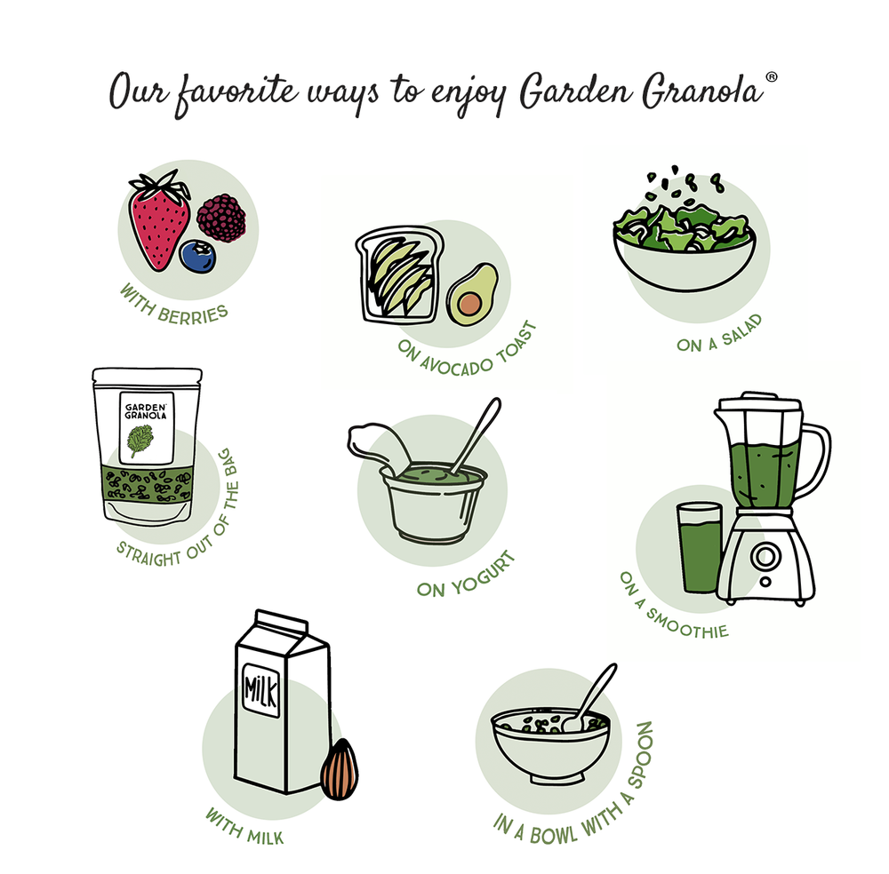 Garden Granola® Kale Matcha — 8 oz | Victory Dance Foods — Victory